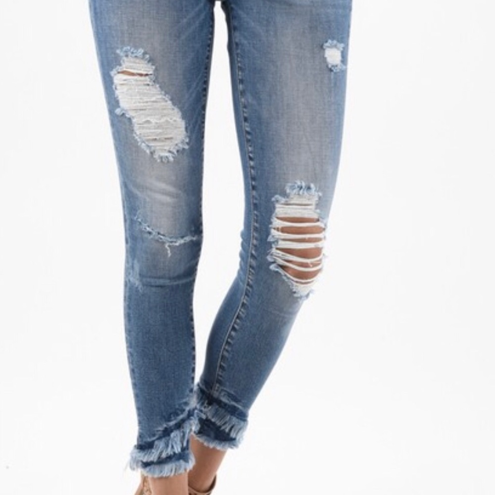 This Is Me Mid-Rise Distressed Jeans